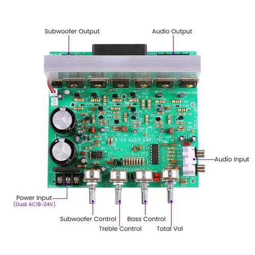 Scheda amplificatore audio - , 2.1