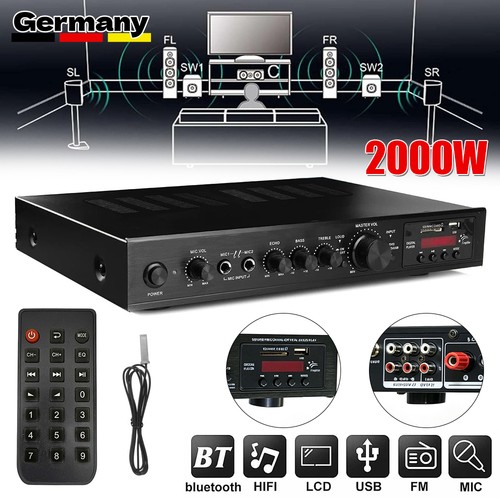 Amplificatore stereo 2000w - amplificatore,
