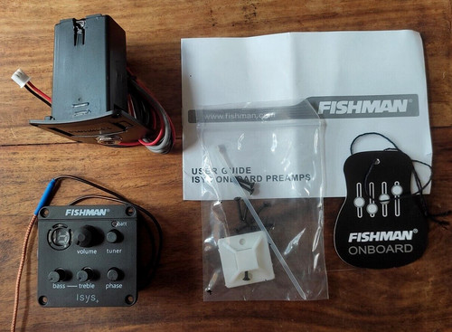 Pré ampli fishman isys oem - pré-ampli,