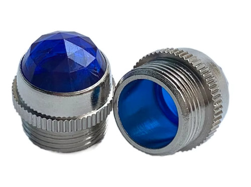 Bottone gioiello blu - gioiello,